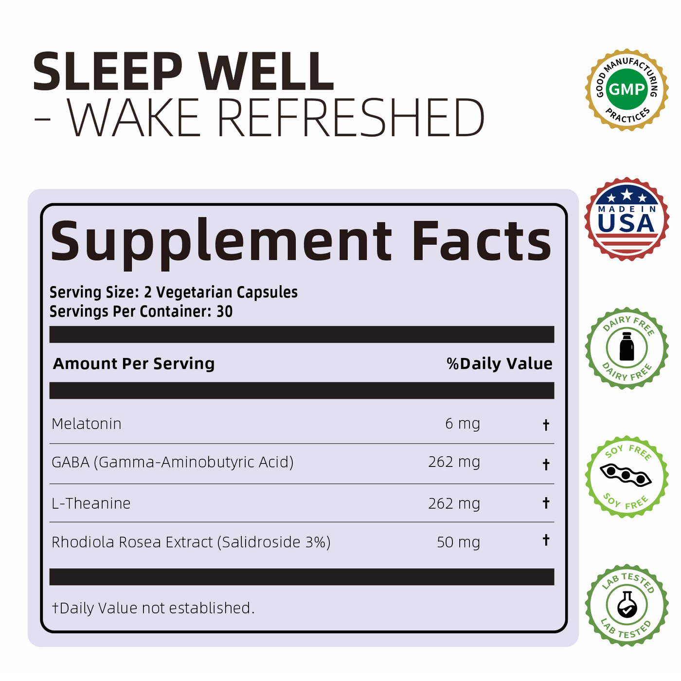4 in 1 Sleep Aid with Melatonin