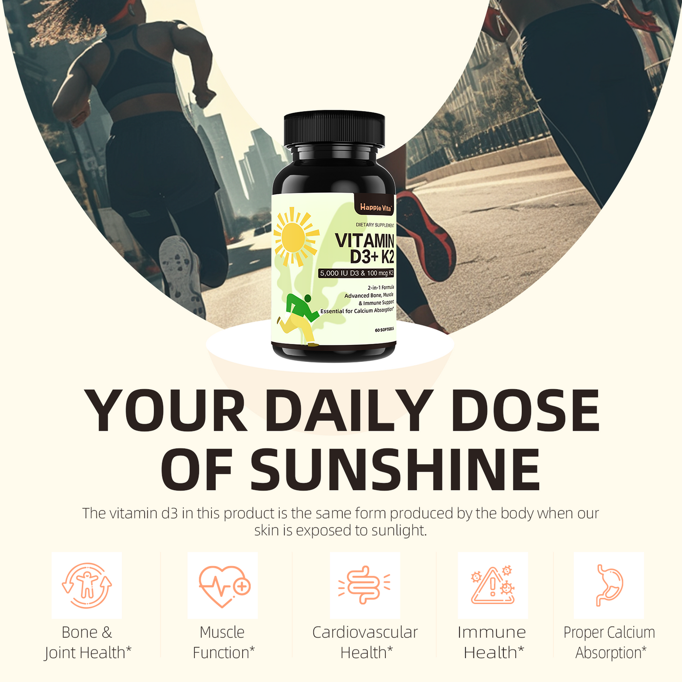 Vitamin D3 K2, Vitamin D3 5000 IU