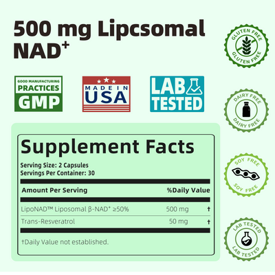 Happievita Liposomal NAD with Resveratrol